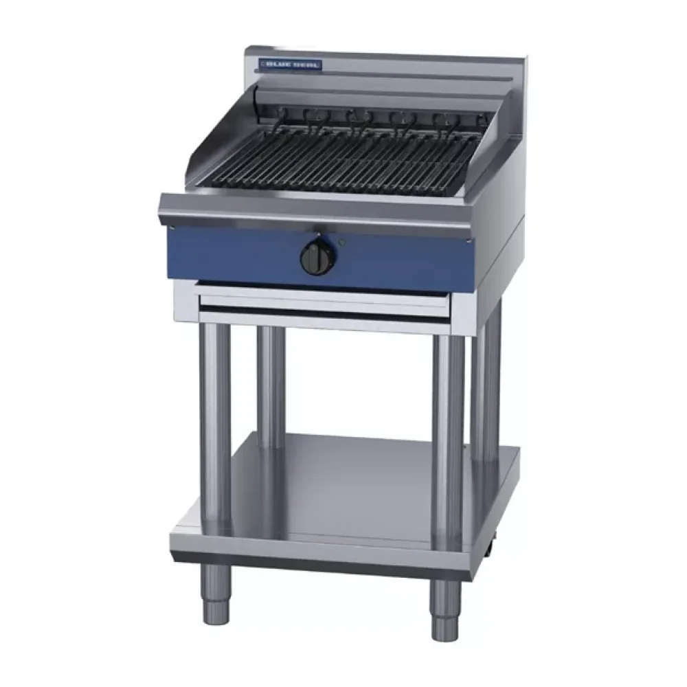 Blue Seal 900mm Elec Chargrill with Leg Stand UKE596D-L - islandcatering