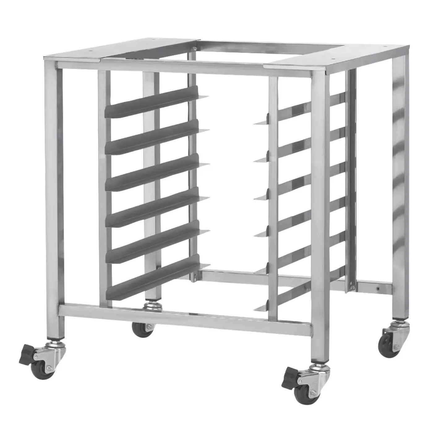 TurboFan Stainless Steel Stand with Castors and Swivel Lock SK2731U - islandcatering - 1