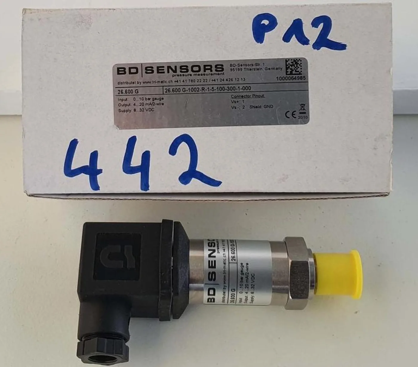 BD Sensors DMP 331 Pressure Transmitter - 1