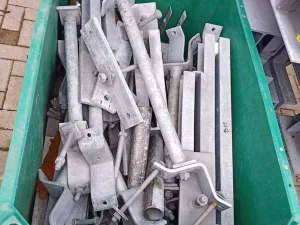 Galvanised parts