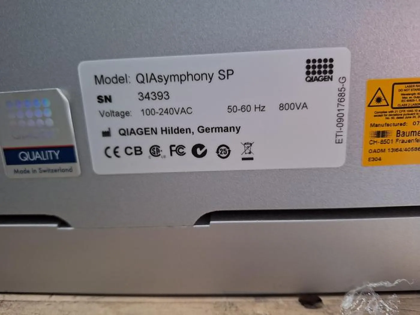 Qiagen QIAsymphony SP Fully-Automated DNA RNA Purification - 6
