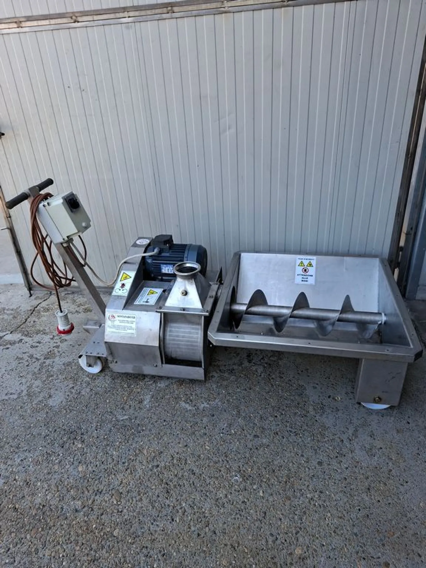 VOLUMETRIC PUMP ELLIPTICAL ROTOR , FOR GRAPES AND POMACE, IN STAINLESS STEEL FIRM ENOVENETA MODEL EVP1, SECOND-HAND MACHINE - 3