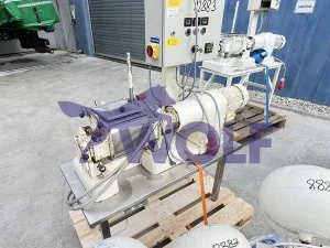 Labor-Doppel-Z-Kneter WERNER & PFLEIDERER - Type LUK-2,5-KS mit ca. 2,5 Liter Inhalt.