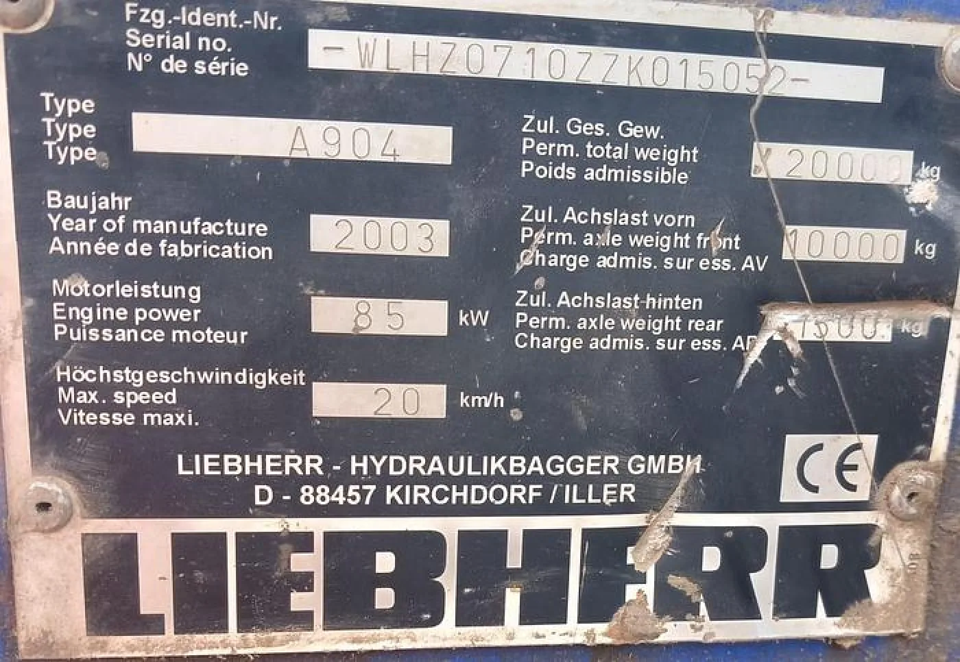 Liebherr A904 - 4