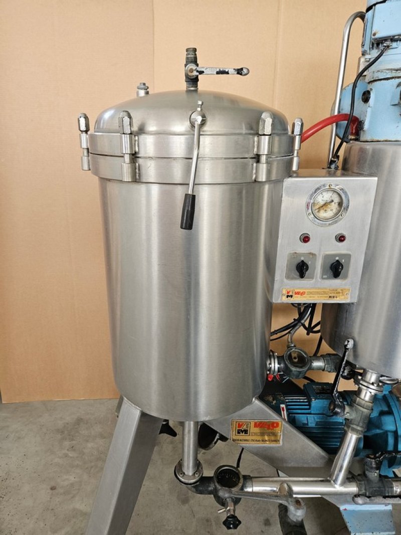 VELO BRAND KIESELGUHR STAINLESS STEEL FILTER, 4MQ OF FILTERING SURFACE, SECOND-HAND MACHINE