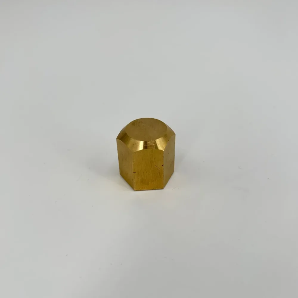 Tapón hexagonal de latón. Rosca 5/8″