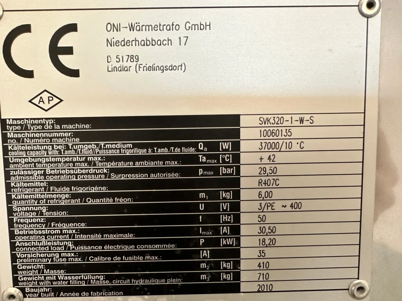 ONI Themperiertechnik SVK320-1-W-S Kältemaschine - 6