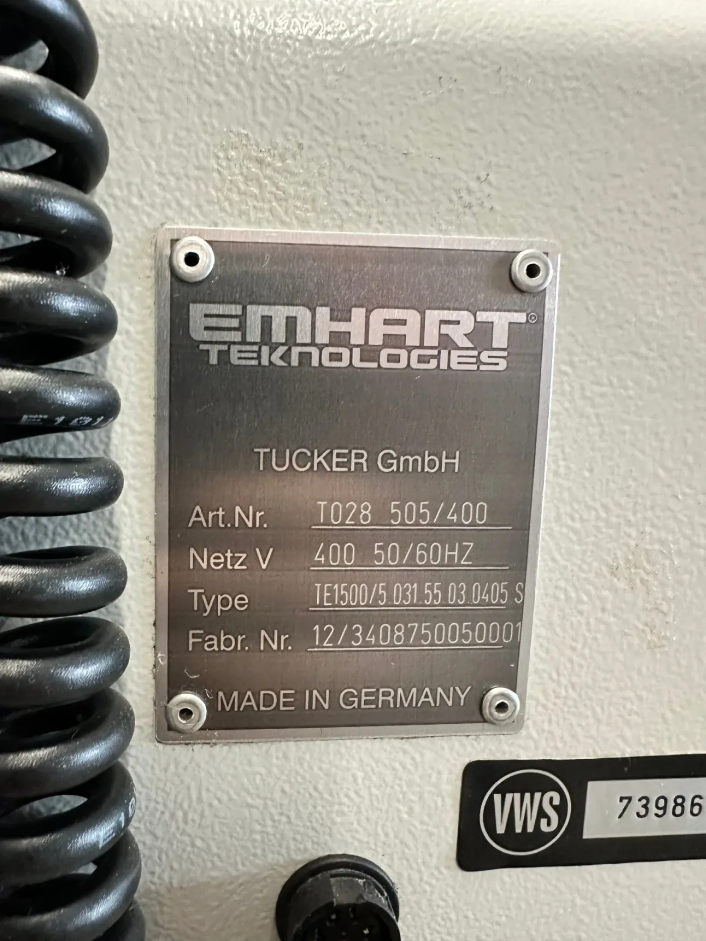 Stanley / Emhart Tucker TE1500 mit TF21 - 2