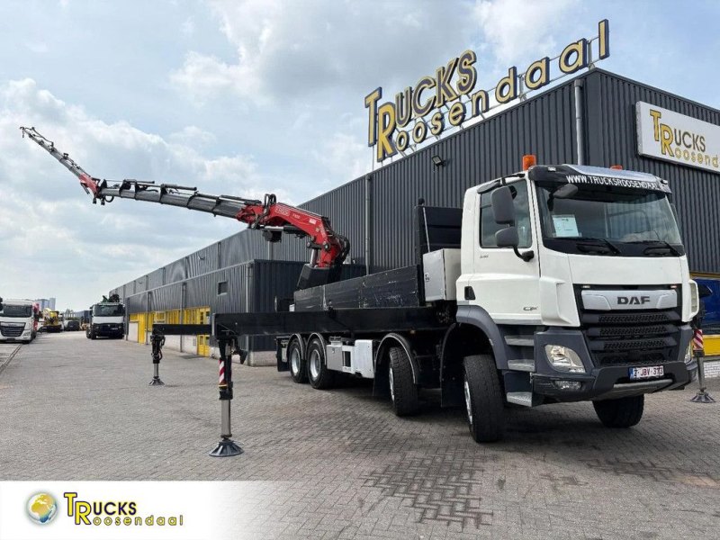 DAF Cf 530 + Fassi F 820 Ra 6X Ext. + Jib 6X Ext. + Winch + Remote + 8X4 + Euro 6
