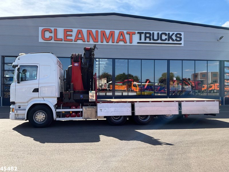 Scania R 490 8x4 Euro 6 Retarder HMF 60 Tonmeter laadkraan + Fly-Jib