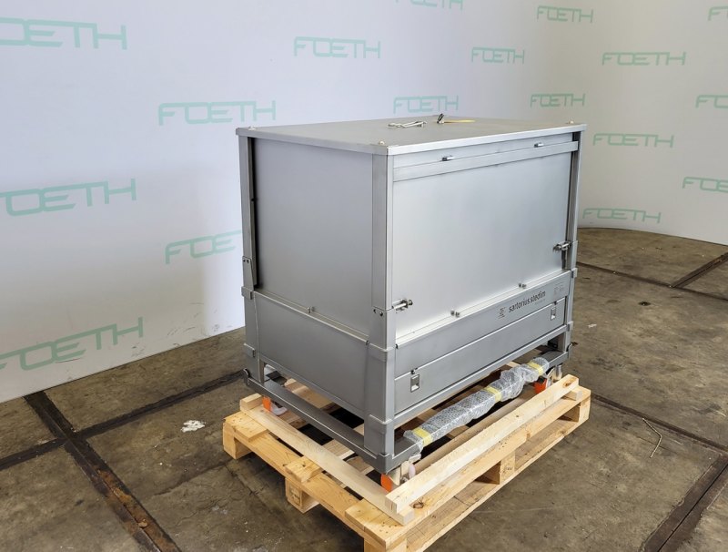Sartorius Stedim Systems transport pallet tank 500 l - Silo
