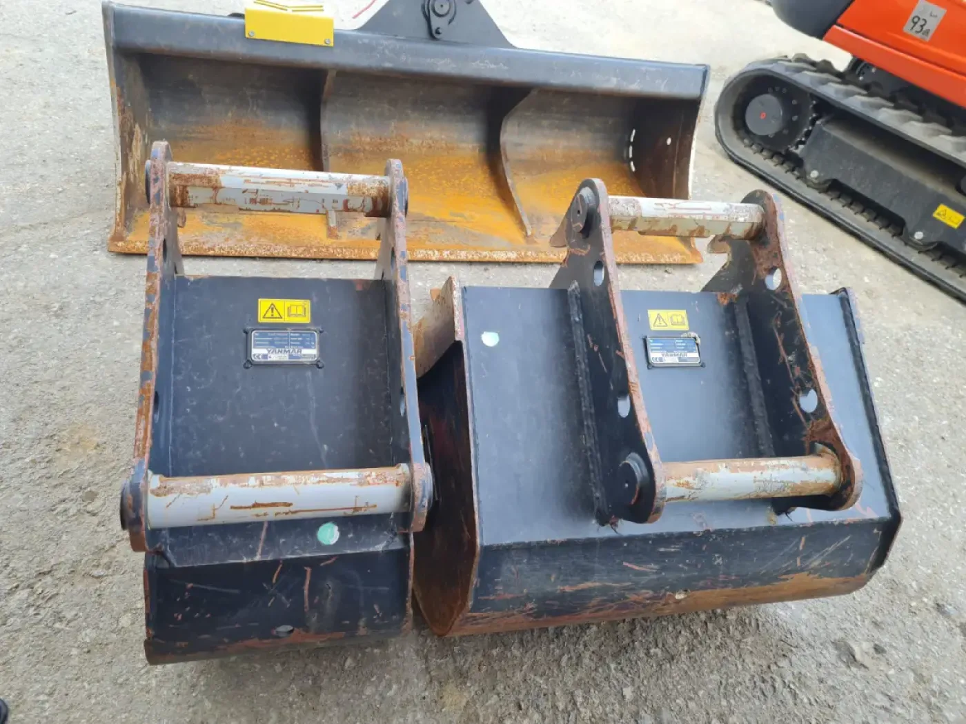 Löffelpaket für Yanmar B 95 W - Lehnhoff MS08 - 1