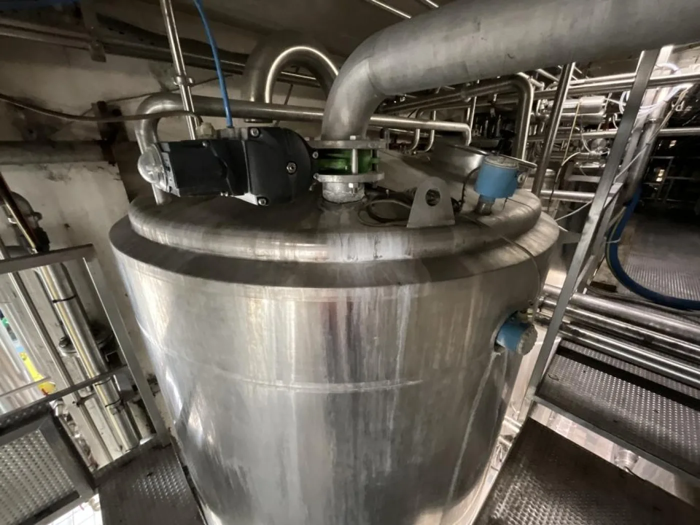 1996 Boccard Boccard 7500 Litre Stainless Steel Vertical Disinfectant Storage Tank - S - 7