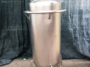 SERBATOIO CARRELLATO IN ACCIAIO INOX – DE JONG – MOD. H082