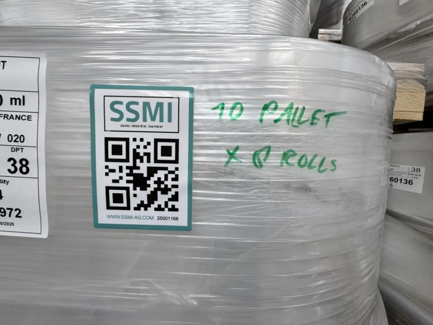 Transparent mono-oriented LDPE shrink film 10x8 Rolls - 5