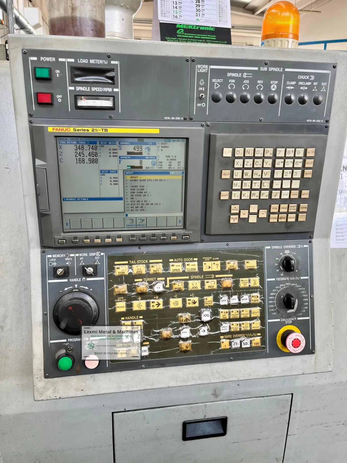 CNC LATHE, HYUNDAI KIA - SKT 21 LM with live tools - Laxmi Metal & Machines, Rohtak - 8