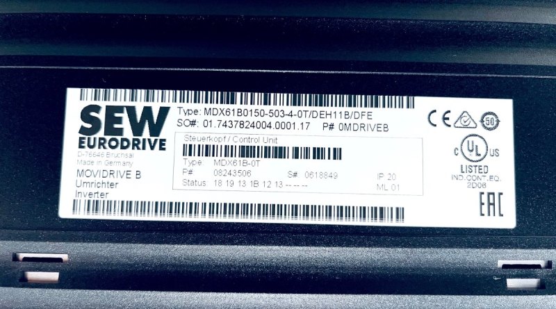 SEW Eurodrive MDX61B0150-503-4-0T Movidrive B Umrichter