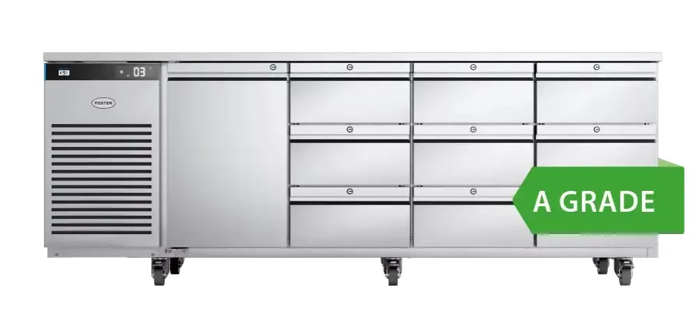 Foster EP1/4H/43-330 EcoPro G3 1 Door & 9 Drawer Refrigerated Counter 585 Litres - islandcatering