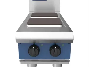 Blue Seal 2 Plate Countertop Hob 5.2kW E512S-B - islandcatering