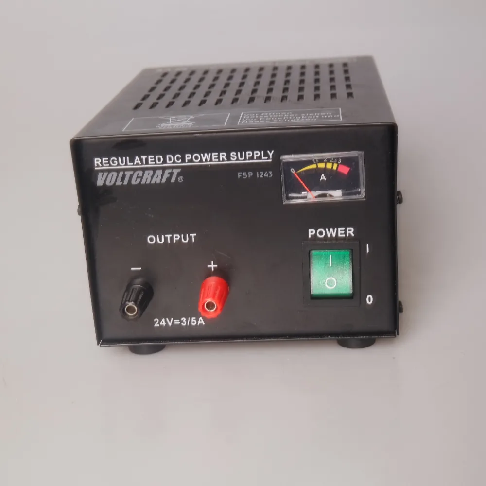 1222- Used Voltcraft regulated dc power supply FSP 1243