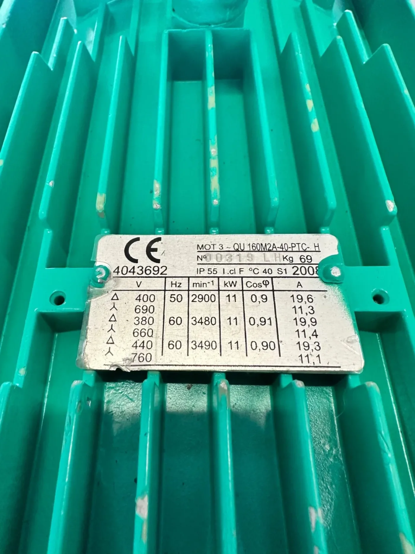 WILO Einstufige Niederdruck-Kreiselpumpe NL65/160-11-2-12 - 4