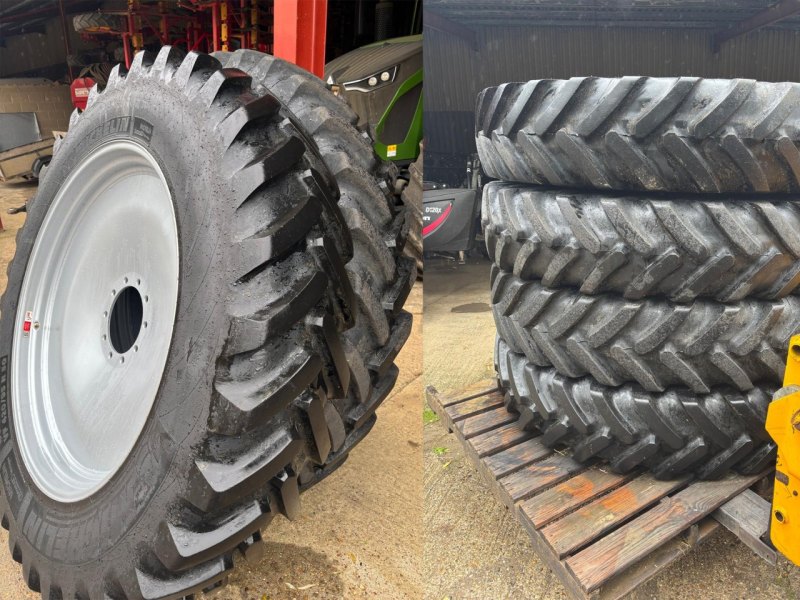 Set of 4 VF420/95R50 Rowcrops on Michelin Spraybib Tyres ex Horsch PT