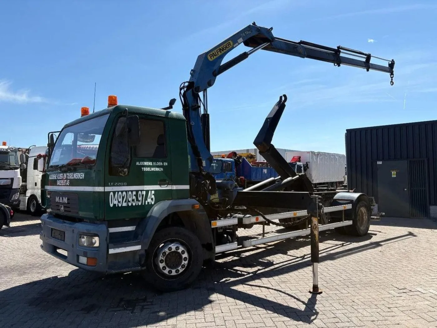 MAN Le 220 B + Palfinger PK 14080 - 3X Ext + Hook Arm System - 4
