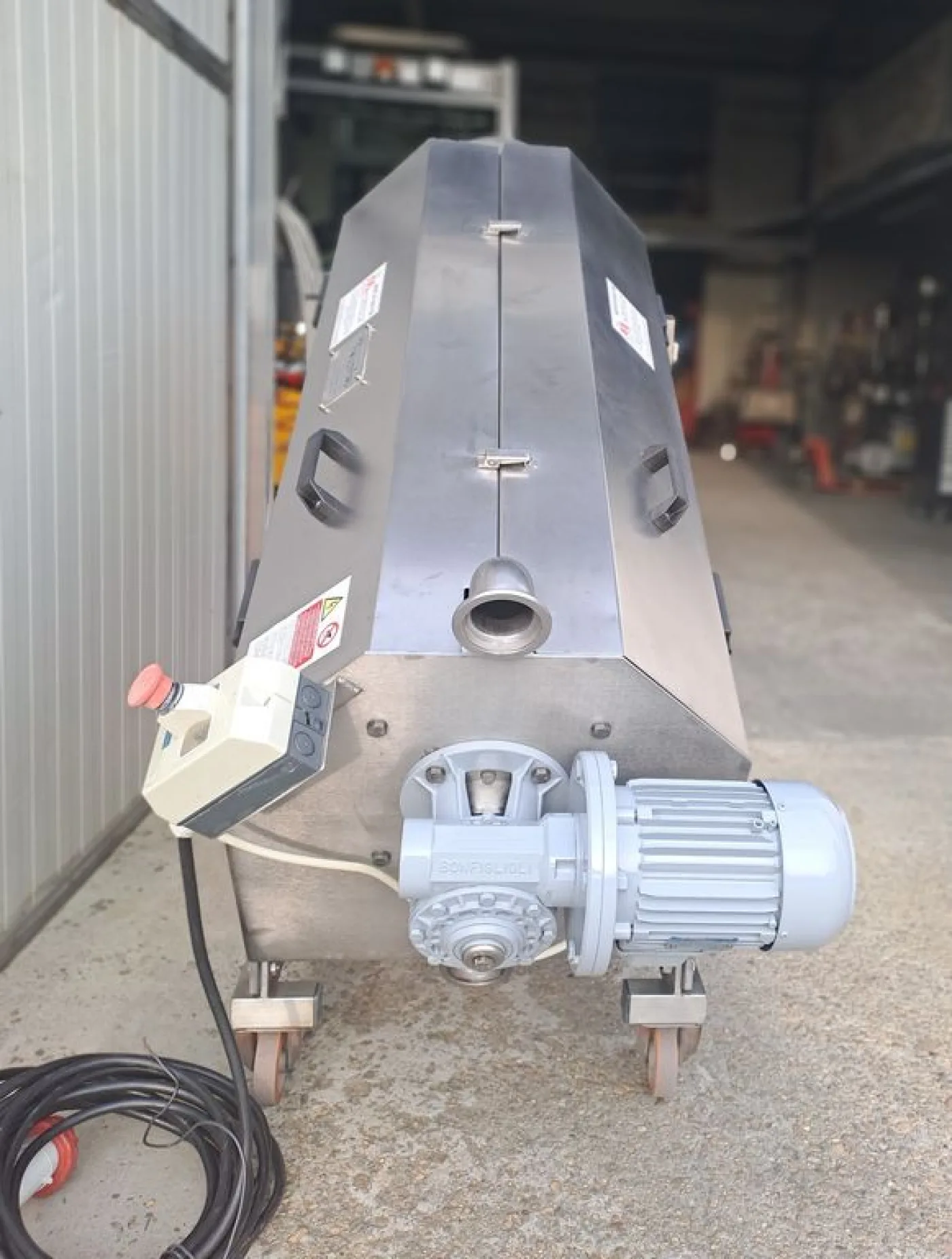 STAINLESS STEEL BELT ELEVATORE/DRAWERS BOSIO BRAND, SECOND HAND MACHINE - 2