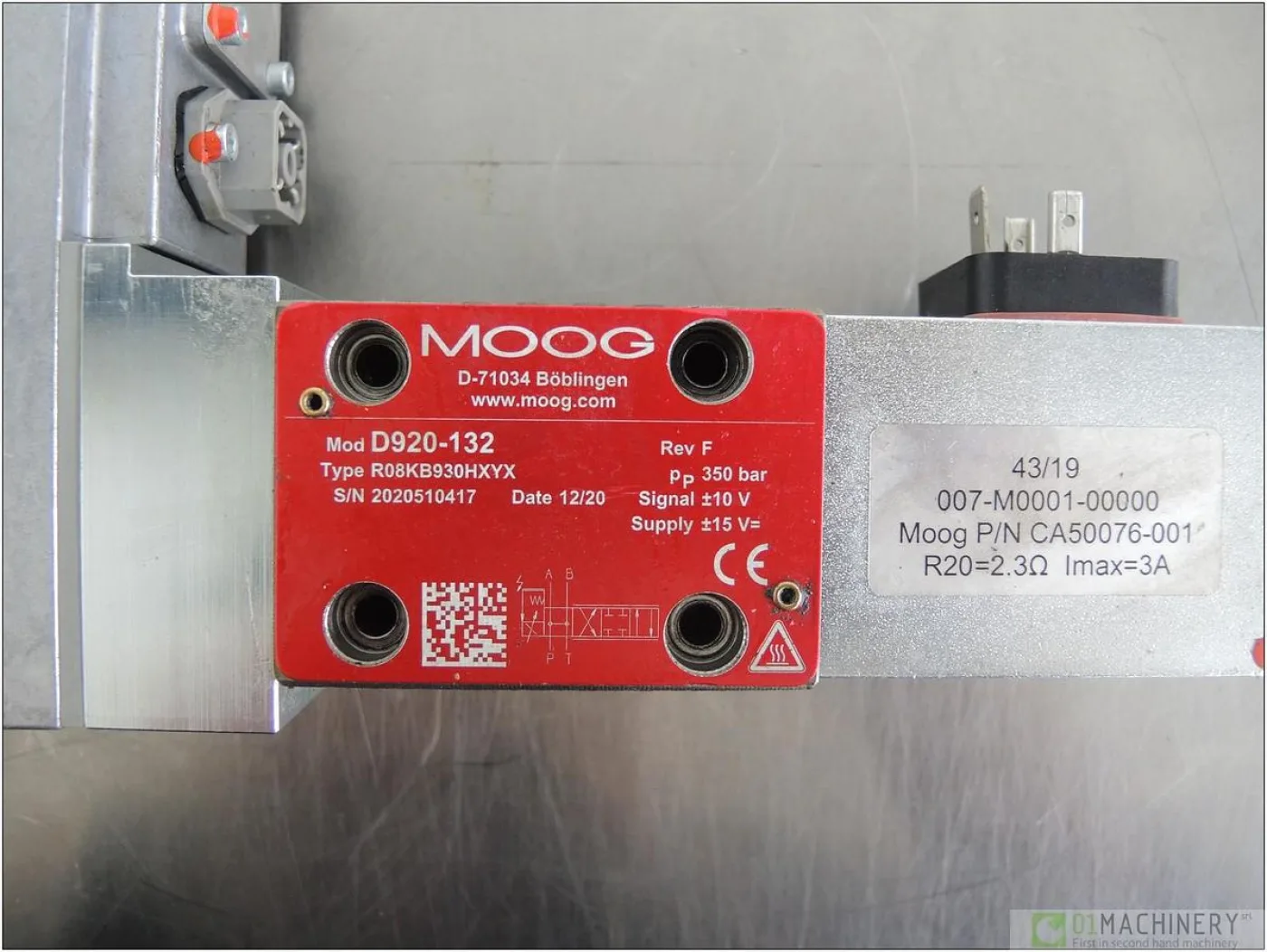 2020 MOOG D920-132 AI1368 - 2