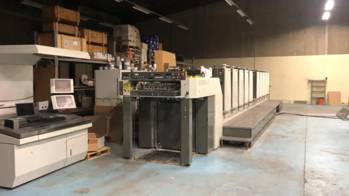 Komori LS 1029 P offset printing press - 2