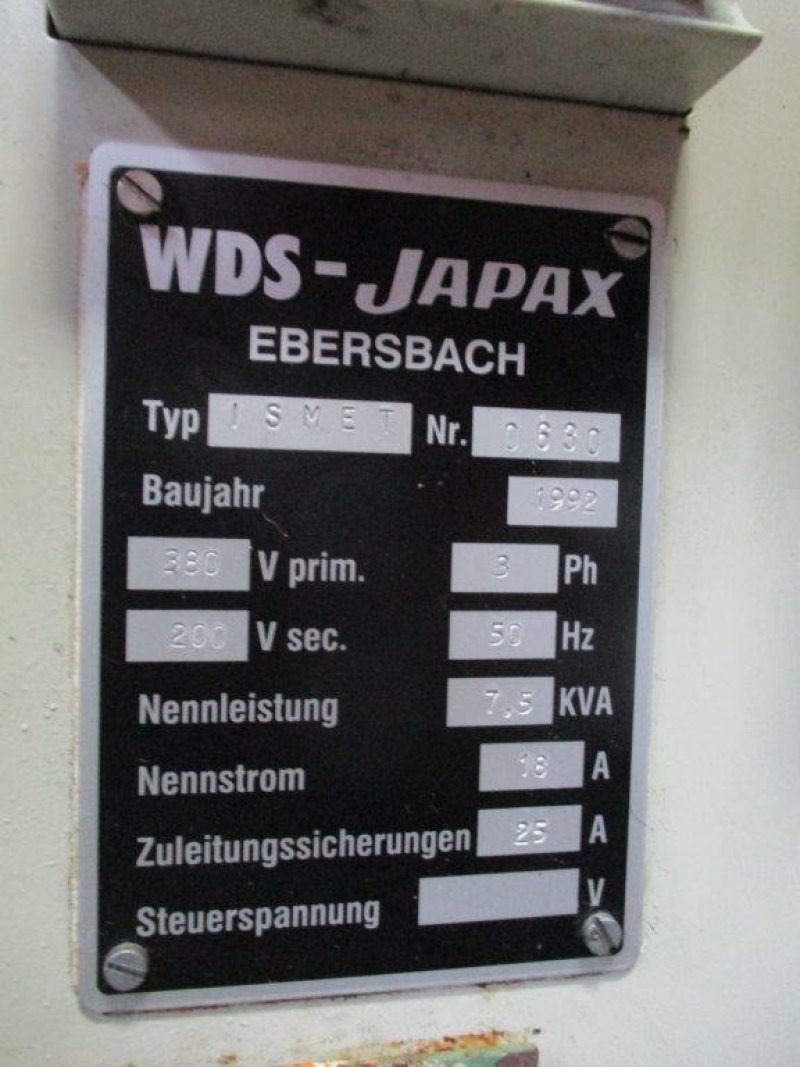 7,5 WDS JAPAX ISMET 1992