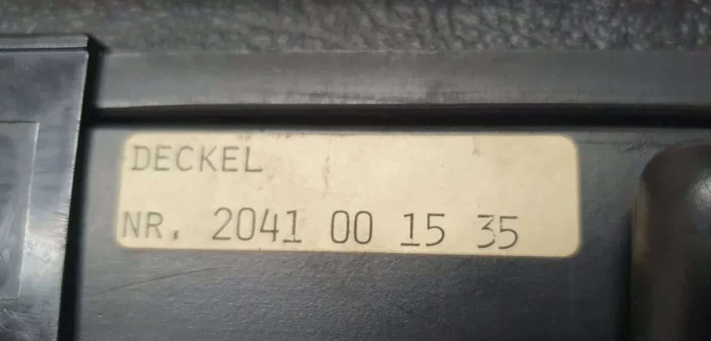 MZM 30 / Deckel Nr. 2041 GRÜN Optik Wetzlar / DECKEL - 3