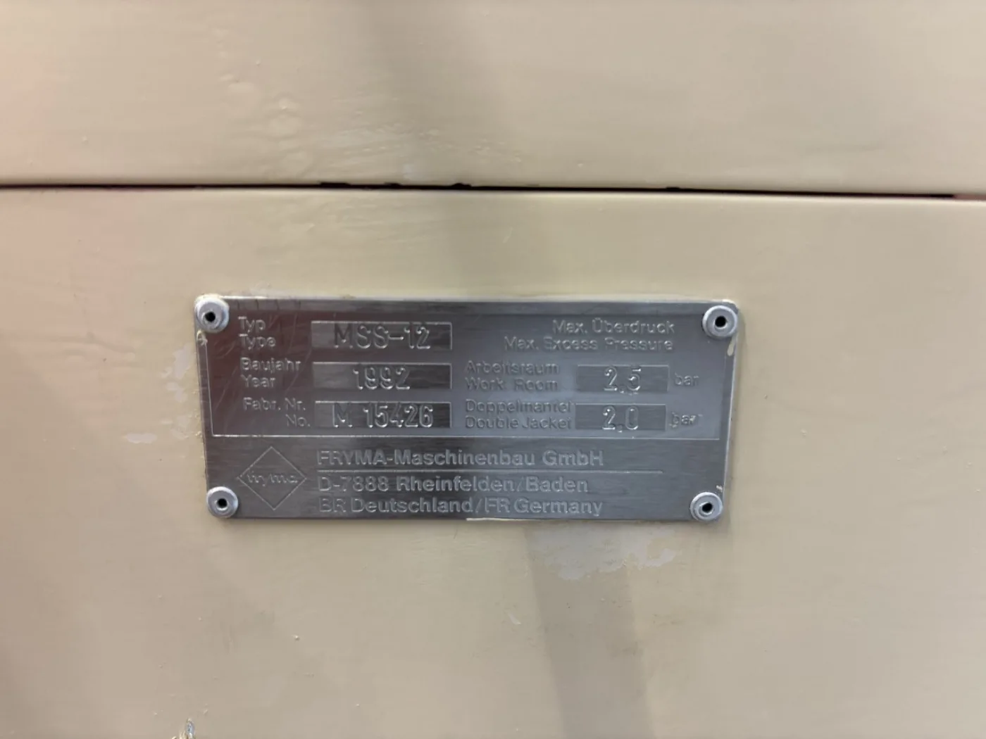 Fryma MS-12 COBALL - Sand mill - 2