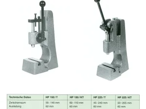 PRESSE MANUELLE "BENZING" TYPE HP-225 KT
