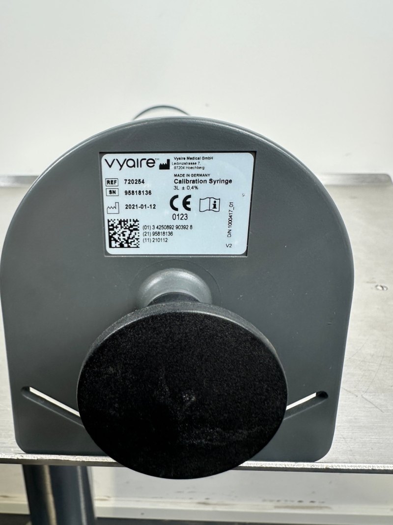 Vyaire 3 Liter Spritzen-Rezertifizierung Pumpe Respiratory Diagnostics
