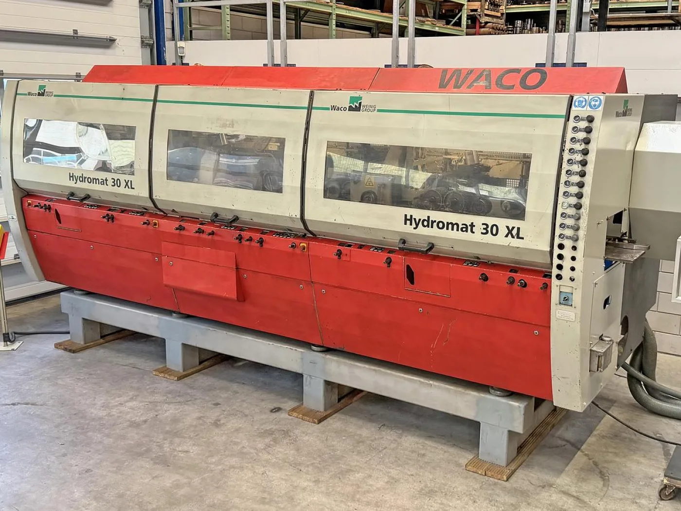 WEINIG high speed planing line Hydromat 30 XL - 1