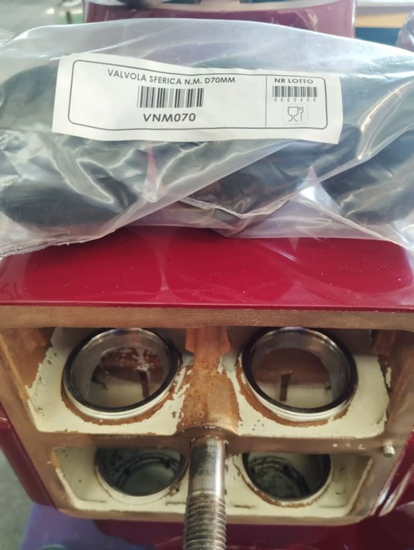 PISTON PUMP MANZINI MOD.400HL, TWIN-CYLINDER, BRONZE BODY PUMP, SECOND-HAND MACHINE - 3