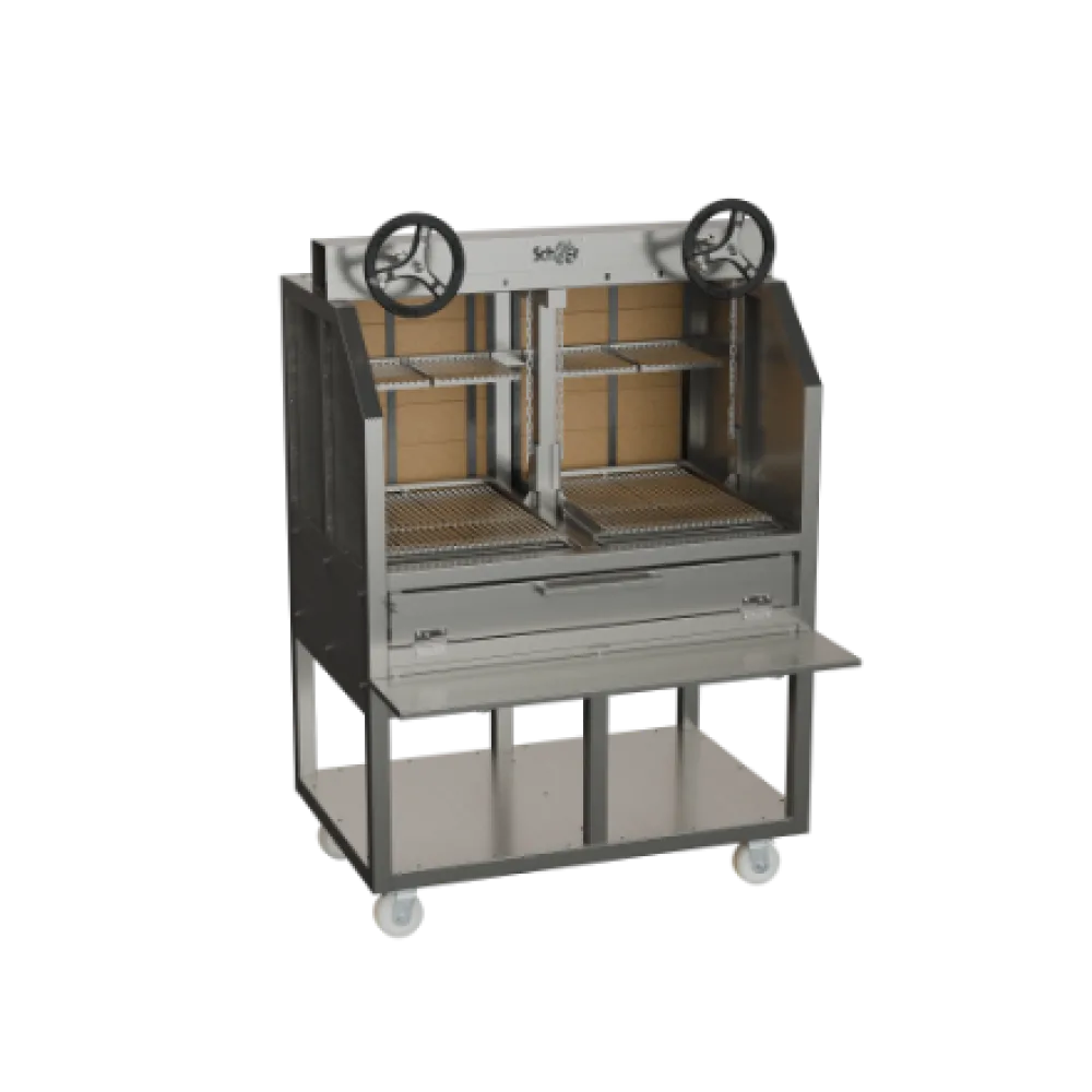 Scheer Parrilla 675-1, 2000mm Stainless Steel Grill - islandcatering