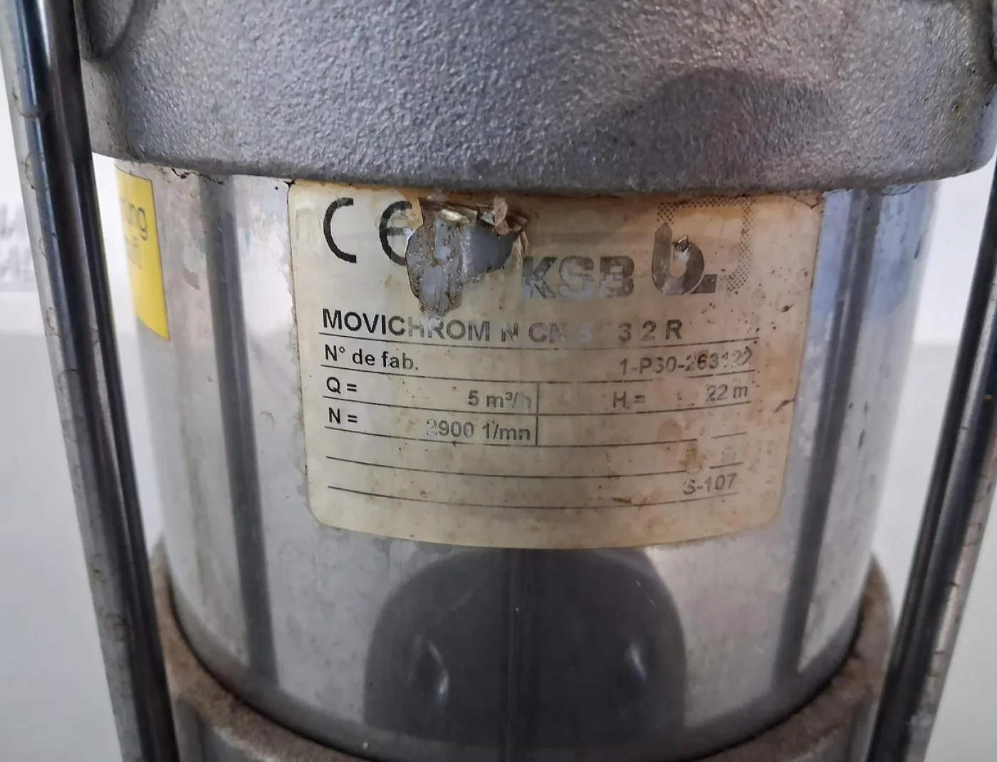 KSB Movichrom N CN 5/3 2R vertikale Mehrstufenpumpe - 7