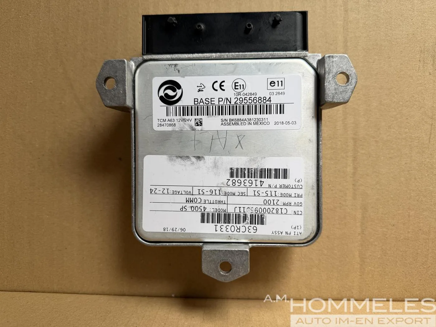 Allison Transmission Control Module (TCM) – Part No. 63CR0331 - 6