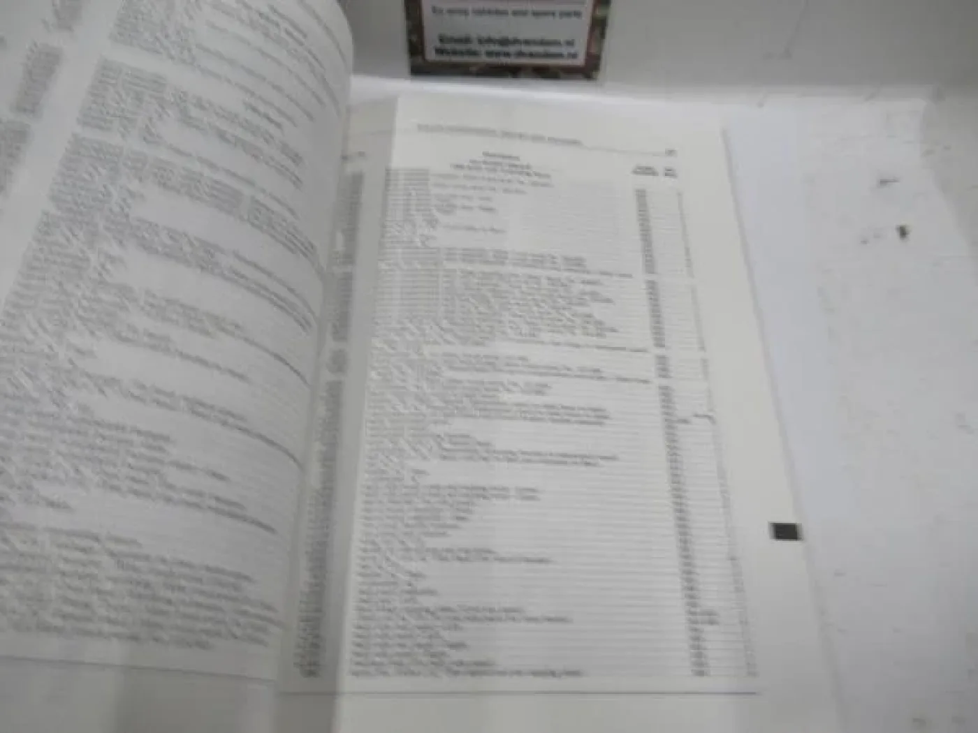 Boek master parts list Willys MB - 5