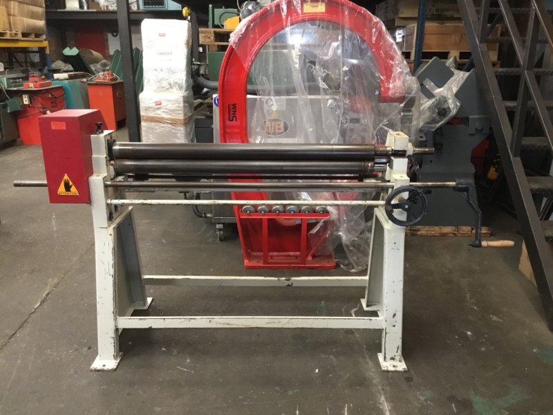 MORGAN RUSHWORTH Geared Hand Bending Rolls 1250mm x 75mm - WNS - W. Neal Services Ltd