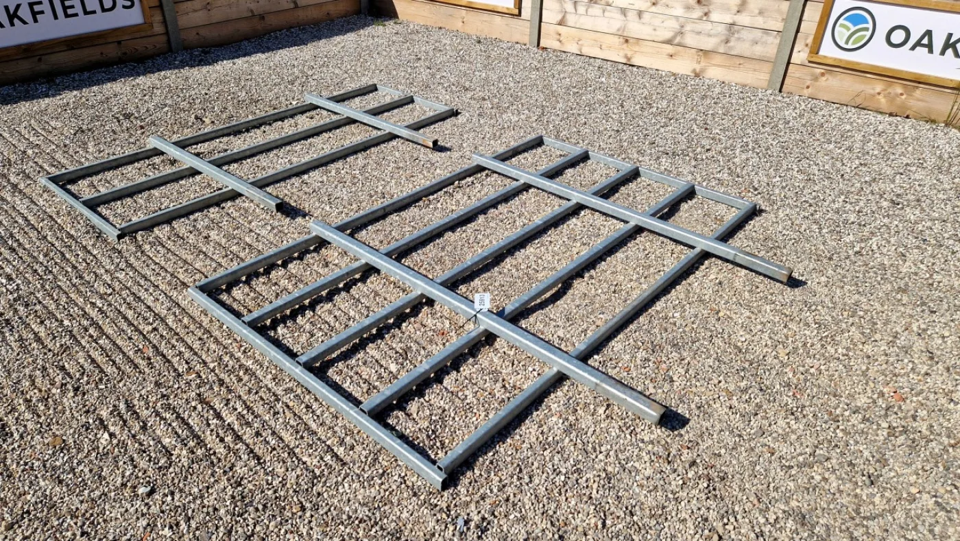 Pair of Straight Harvest Ladders - 1