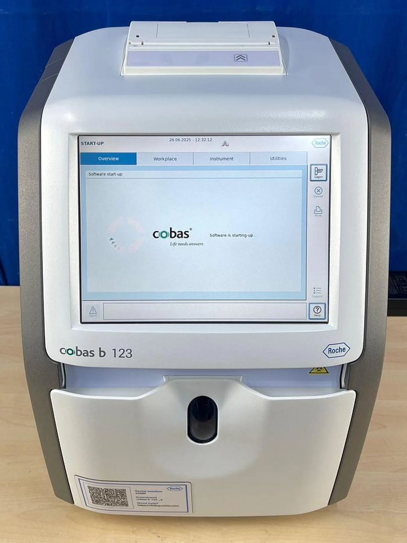 Roche Cobas b 123 (4) POC system YOM: 2020 - 6
