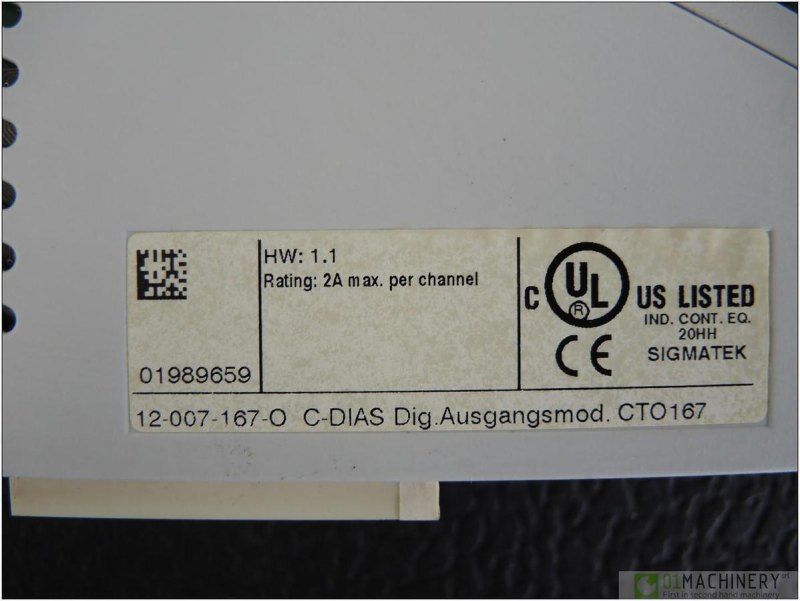 2009 SIGMATEK CTO167 AI2529