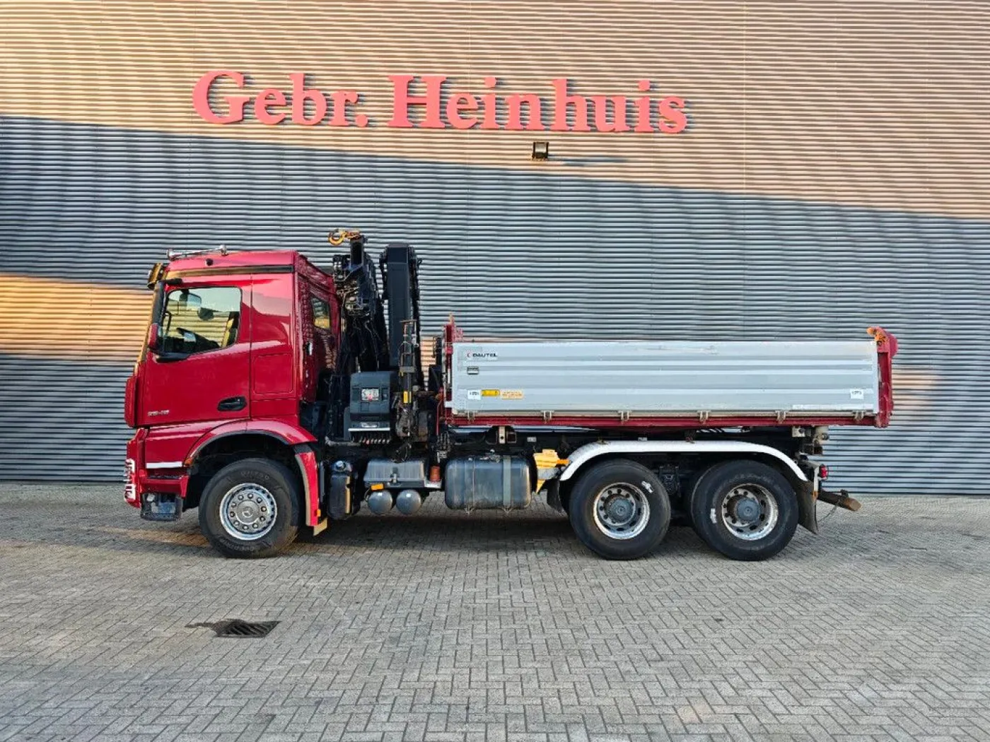 Mercedes-Benz Axor 2648 6x4 Hiab X-Hiduo 228E-5 Dautel 3 seitenkipper + Tractor unit! - 3