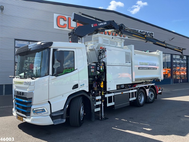 DAF FAG XD 220 Hiab 23 Tonmeter laadkraan FULL ELECTRIC