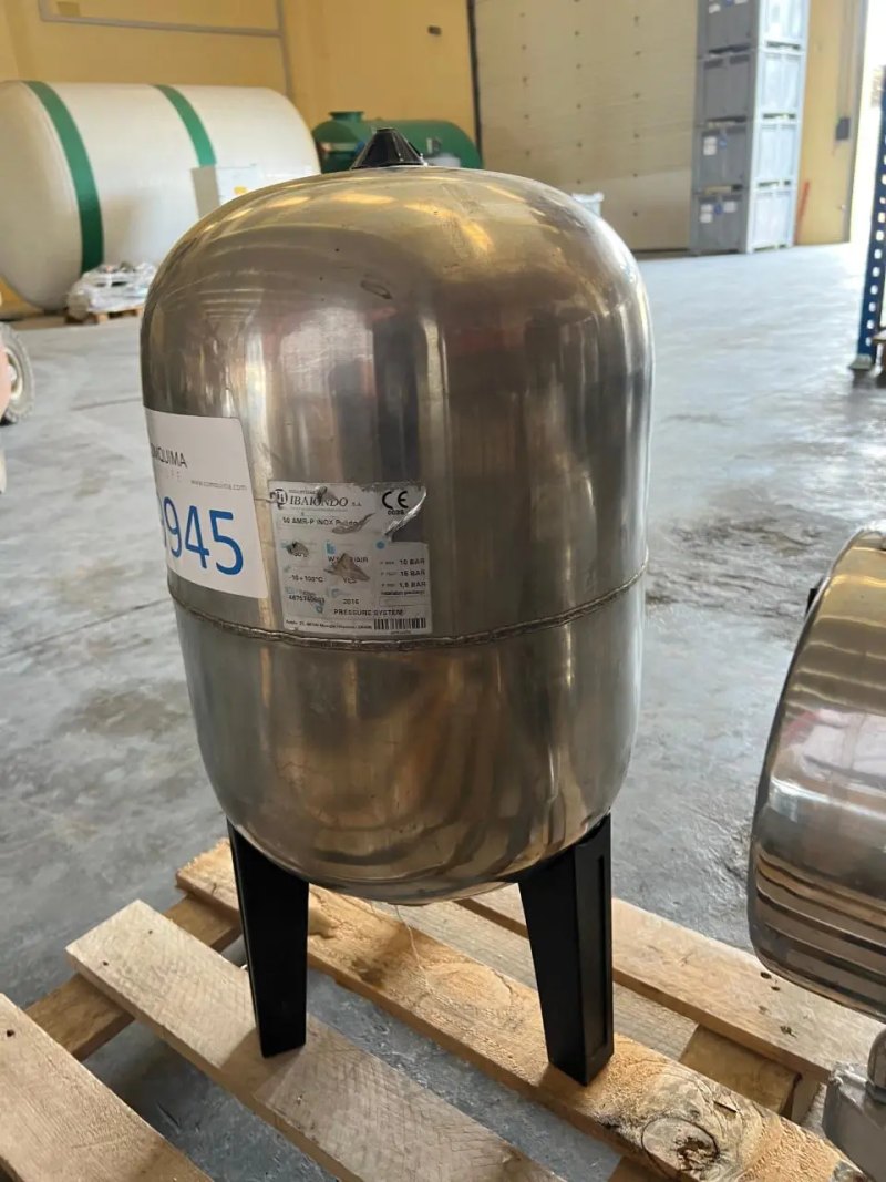 USED IBAIONDO 50 AMR-P INDX TANK POLISHED 50 LITERS
