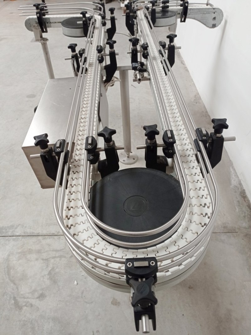 NASTRO TRASPORTATORE CURVO A TAPPARELLE MOTORIZZATO – FLEXLINK