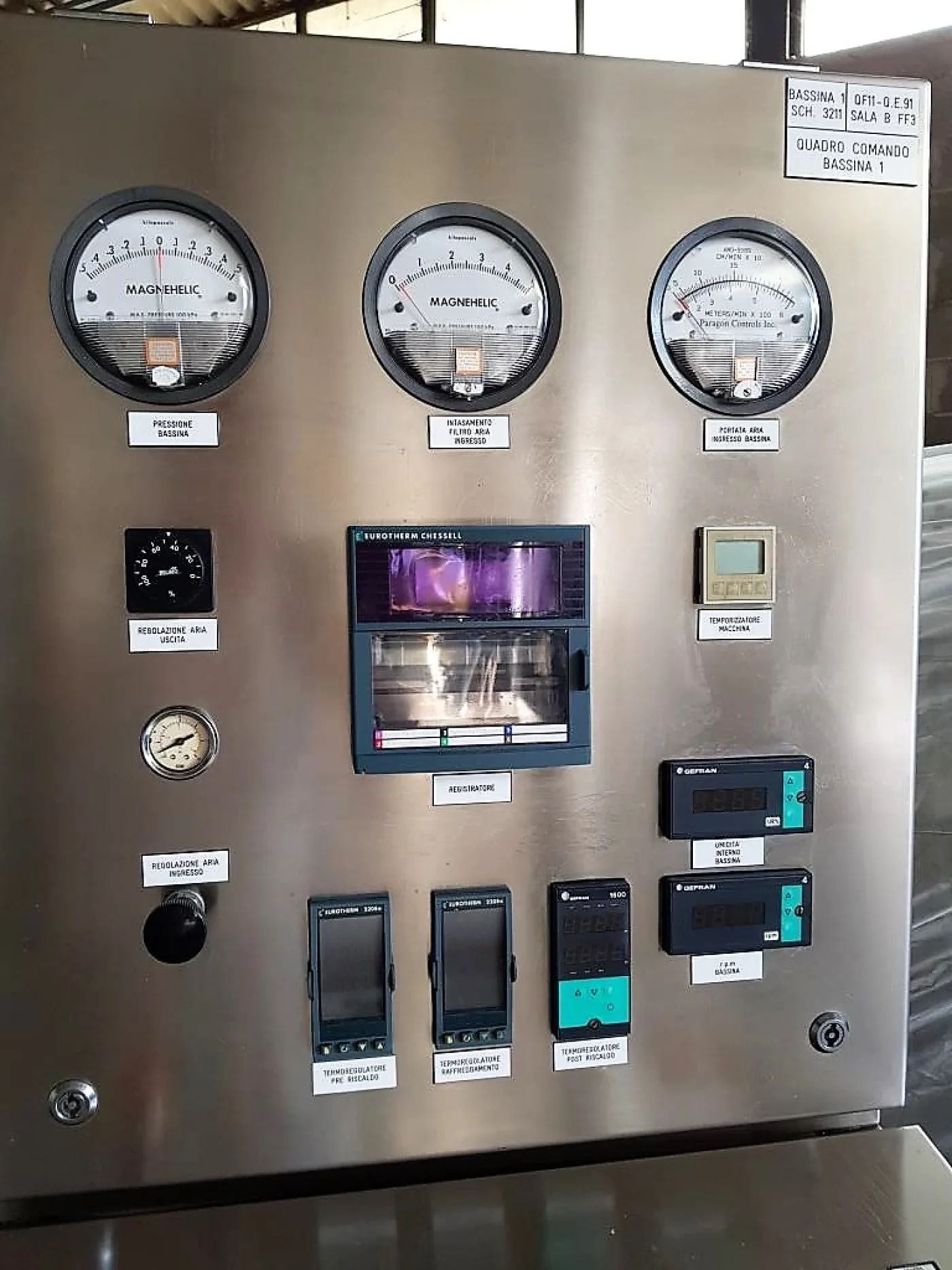 QUADRO POTENZA E CONTROLLO BASSINA – GS - 6